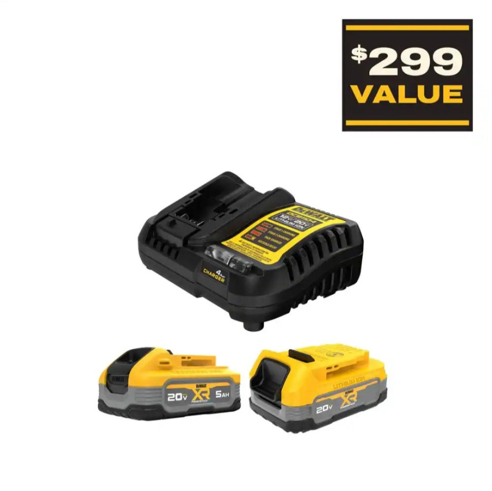 PowerStack 20-Volt Lithium-ion 5.0Ah and 1.7Ah Batteries