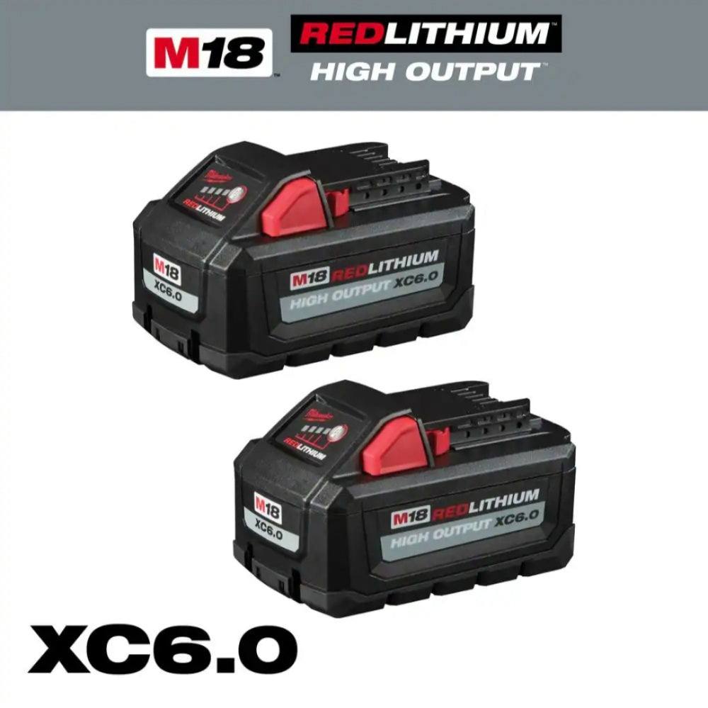 M18 18-Volt Lithium-Ion High Output 6.0Ah Battery Pack