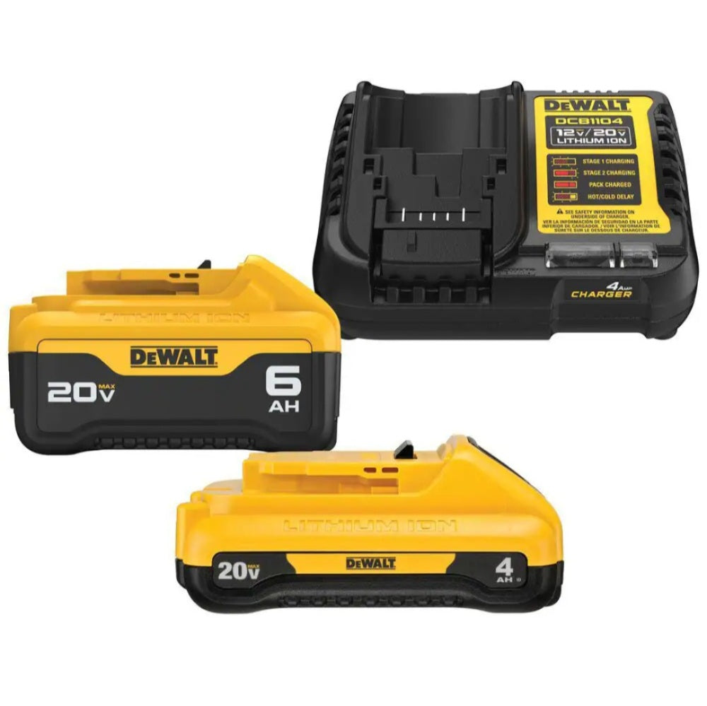 20V Max Lithium-ion 6.0Ah And 4.0Ah Battery And Charger