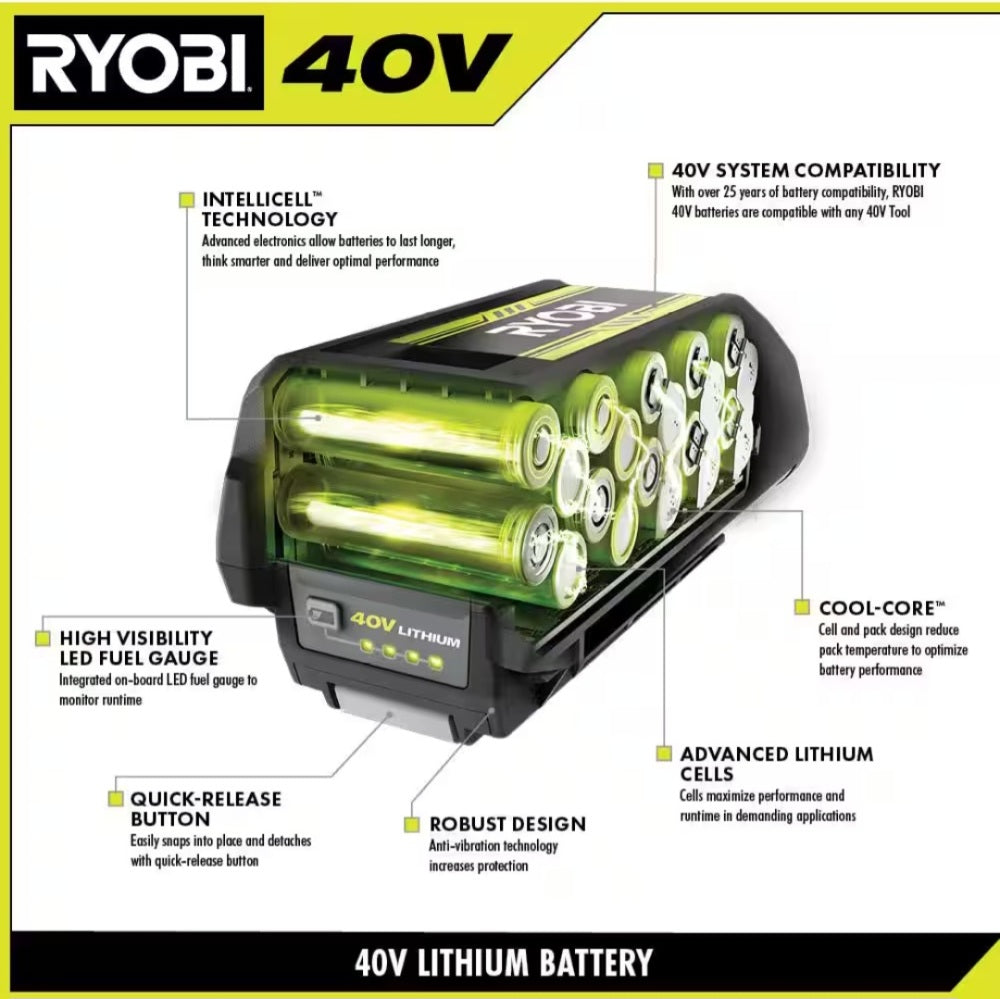 40V Lithium-ion 2.0Ah Battery