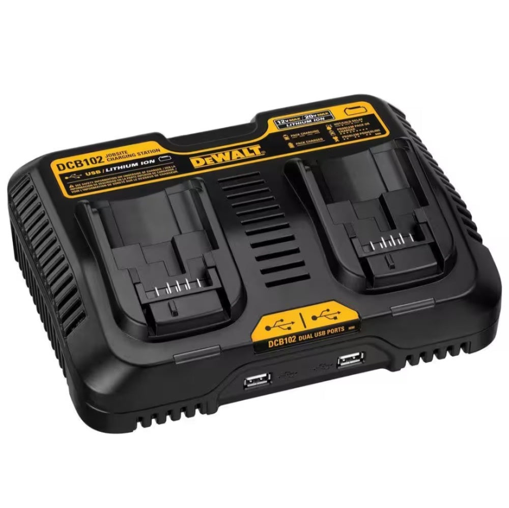 12V to 20V MAX Lithium-ion Dual Port Jobsite Charging