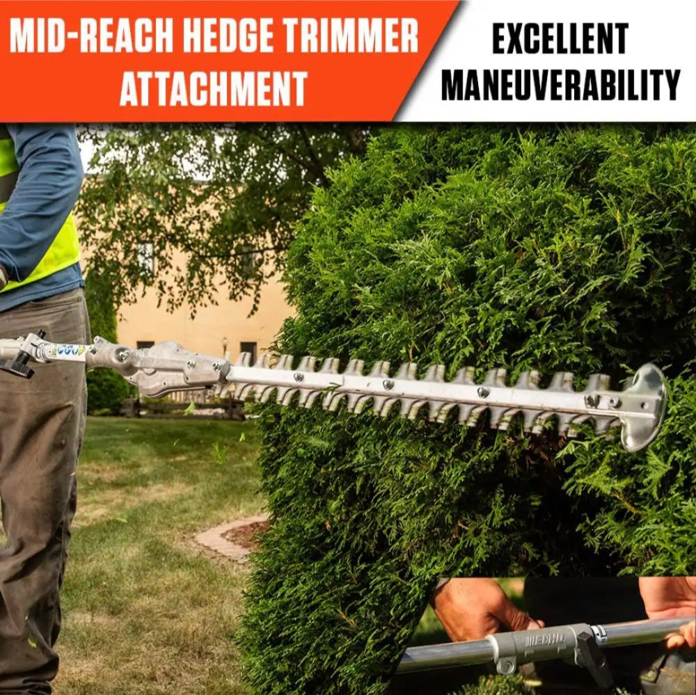 21in. Mid-Reach Hedge Trimmer Attachment