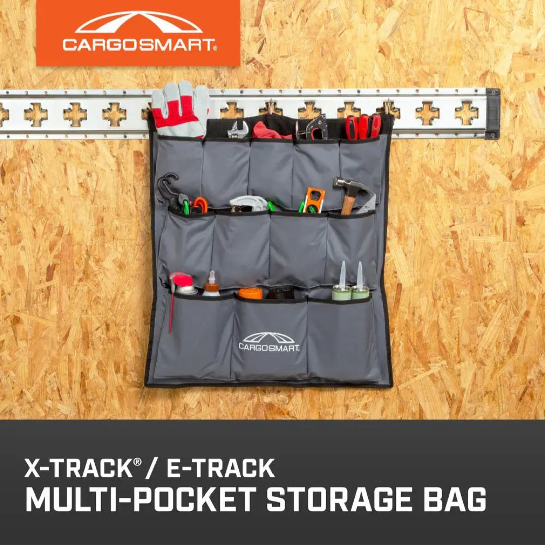 Multi-Pocket Storage Bag For E-Track and X-Track