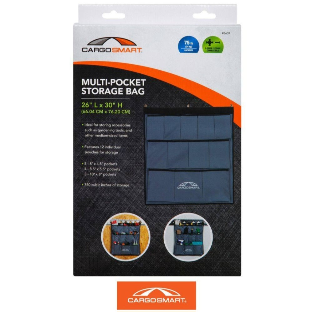 Multi-Pocket Storage Bag For E-Track and X-Track