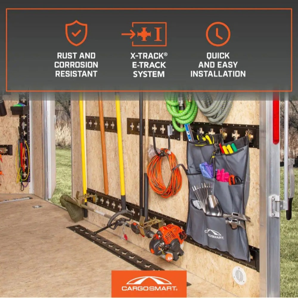 Multi-Pocket Storage Bag For E-Track and X-Track