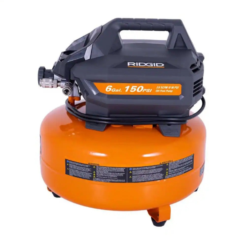 6 GAL. 150 PSI Portable Electric Pancake Air Compressor