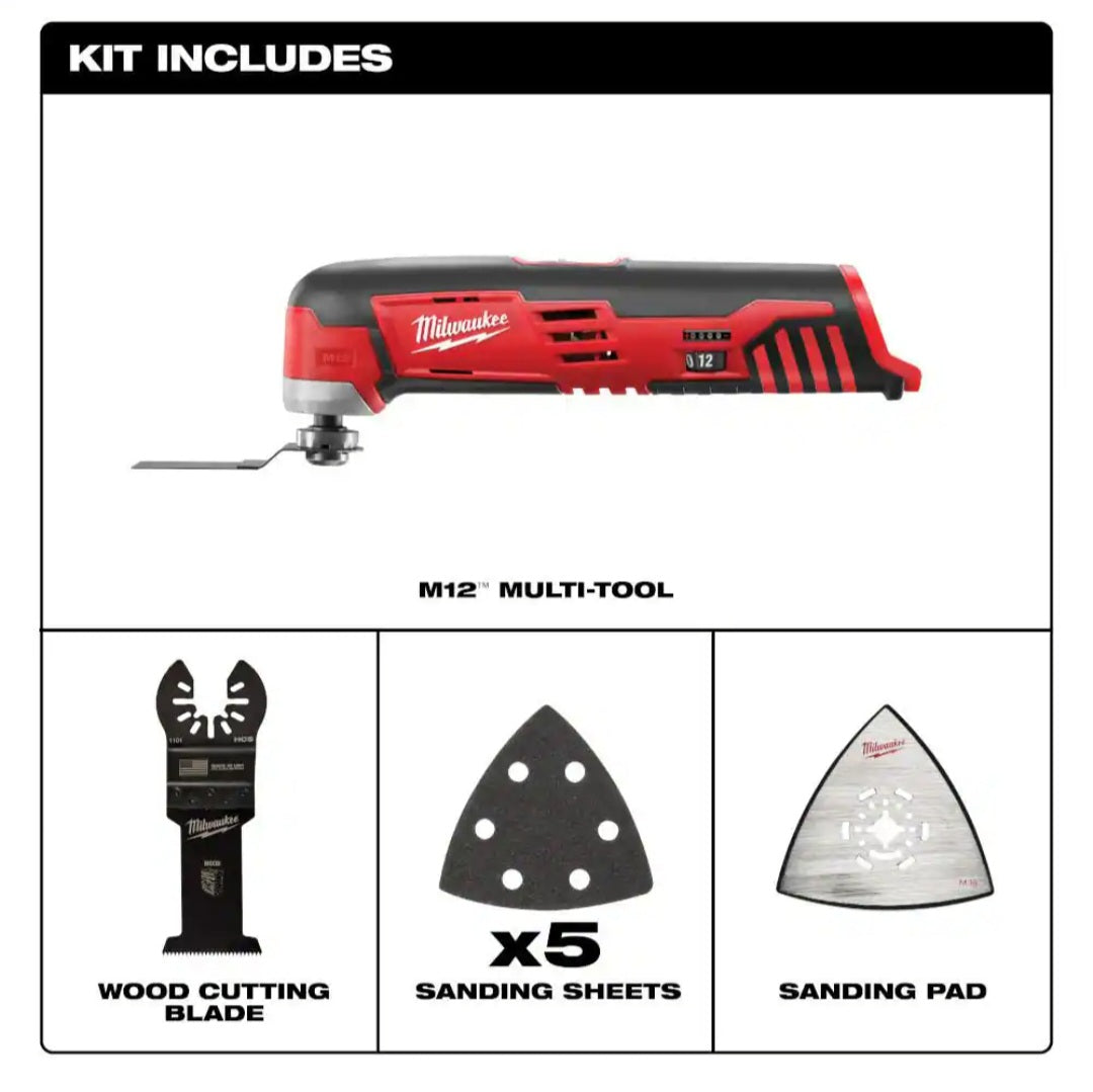 M12 12V Lithium-ion Cordless Oscillating Multi-Tool
