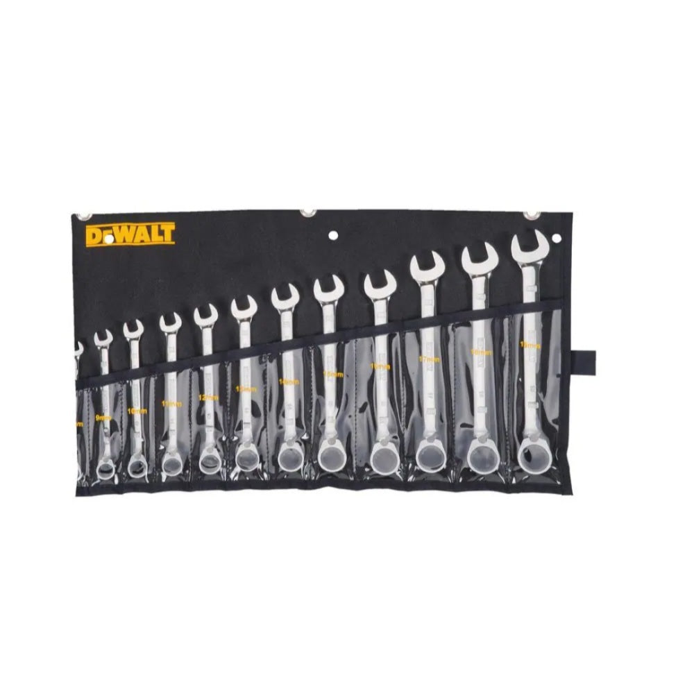 Reversible Metric Ratcheting Wrench Set(12-piece)