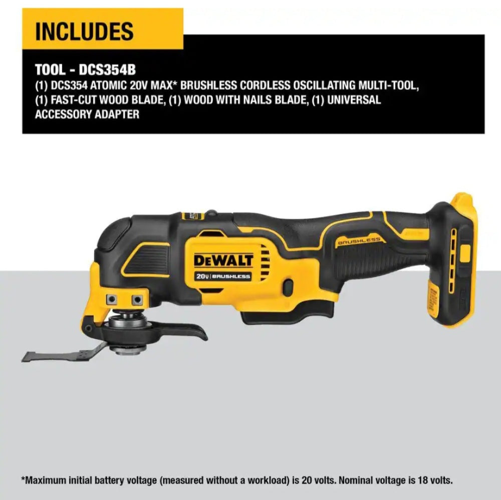 Atomic 20V MAX Cordless Brushless Oscillating Multi-tool