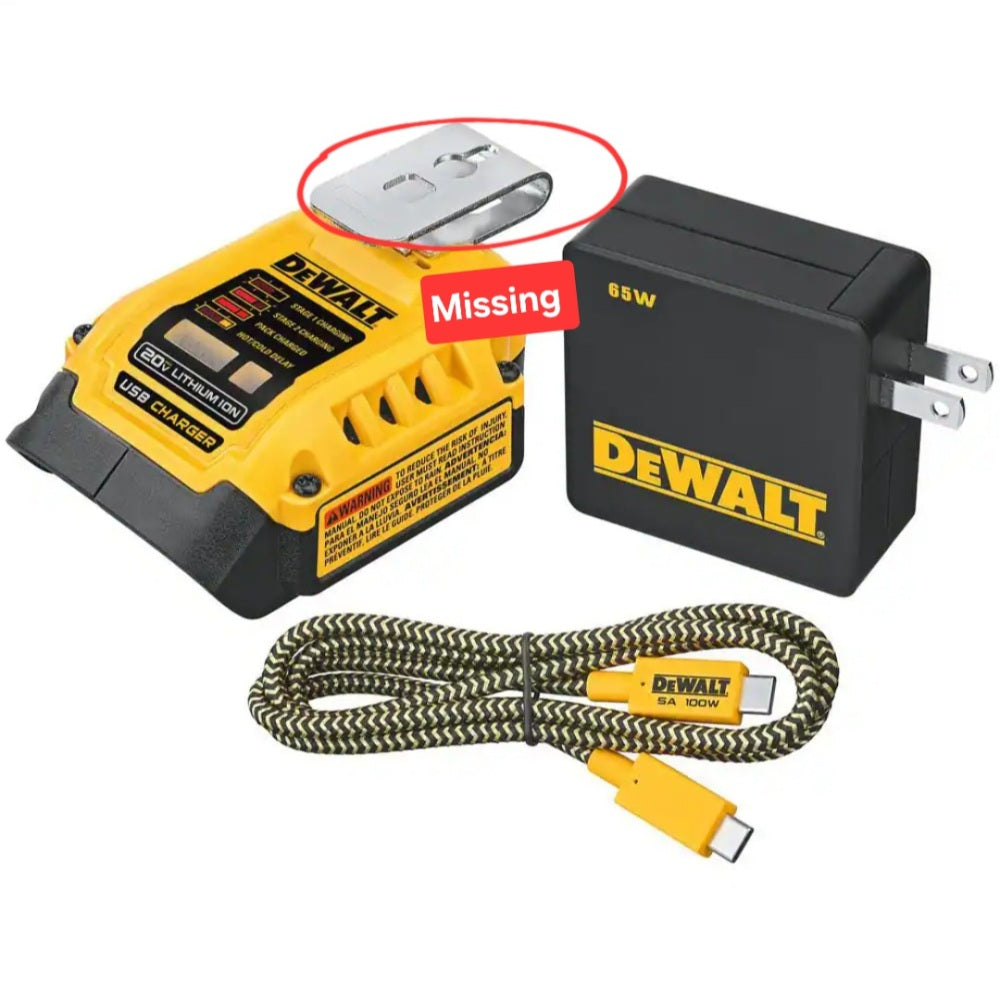 20V MAX Charger and USBC Adaptor Kit