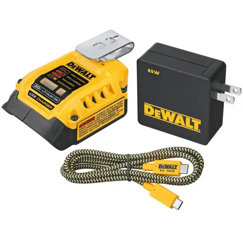 20V MAX Charger and USBC Adaptor Kit