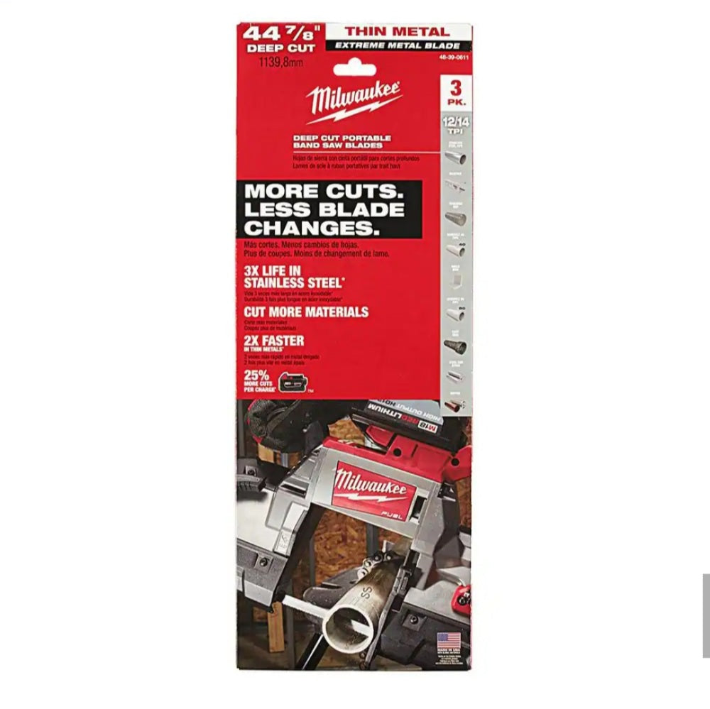 44-7/8 in. 12/14 TPI Deep Cut Portable Extreme