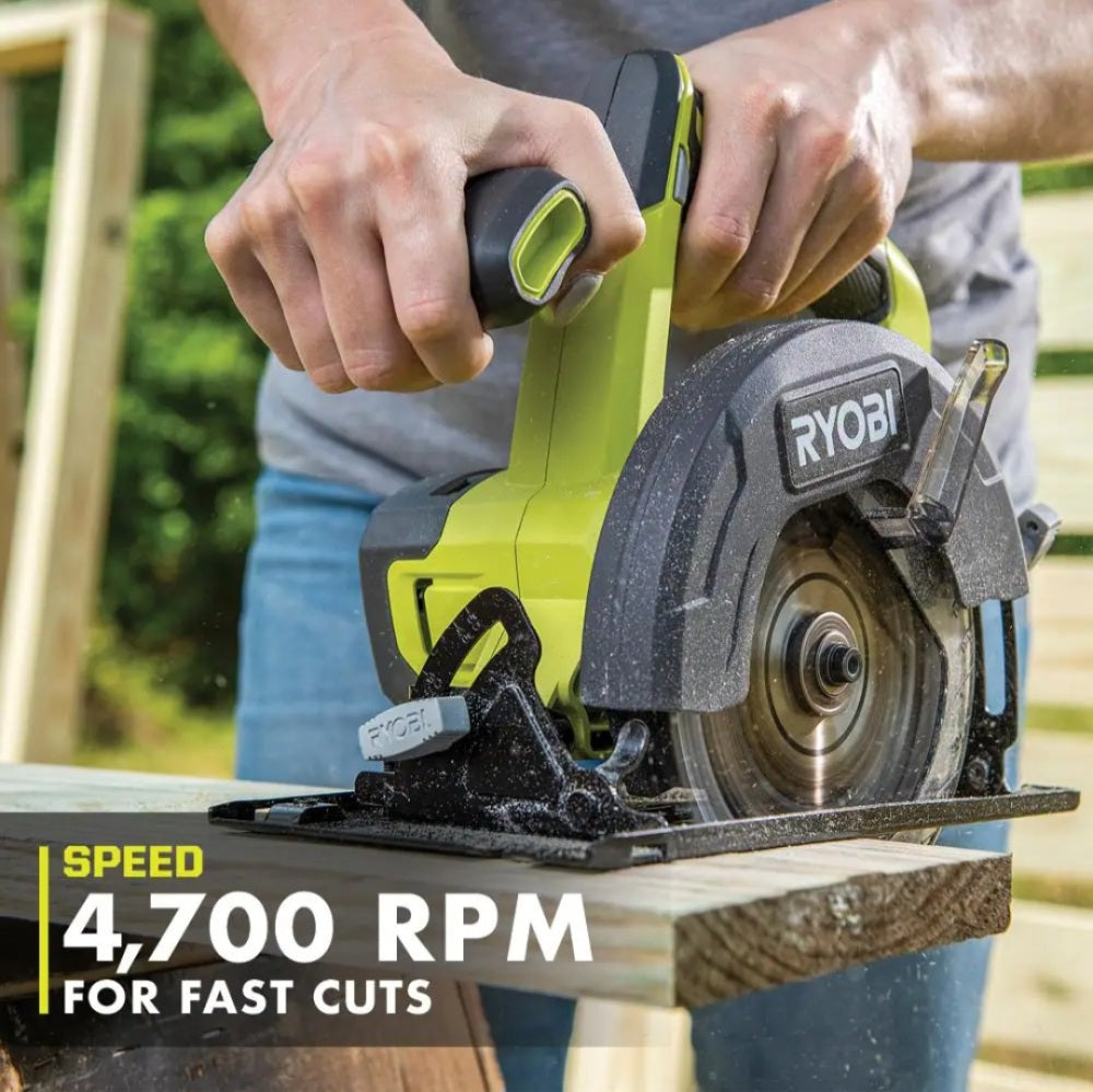 ONE + 18V Cordless 5-1/2 in. Circular Saw (tool Only)