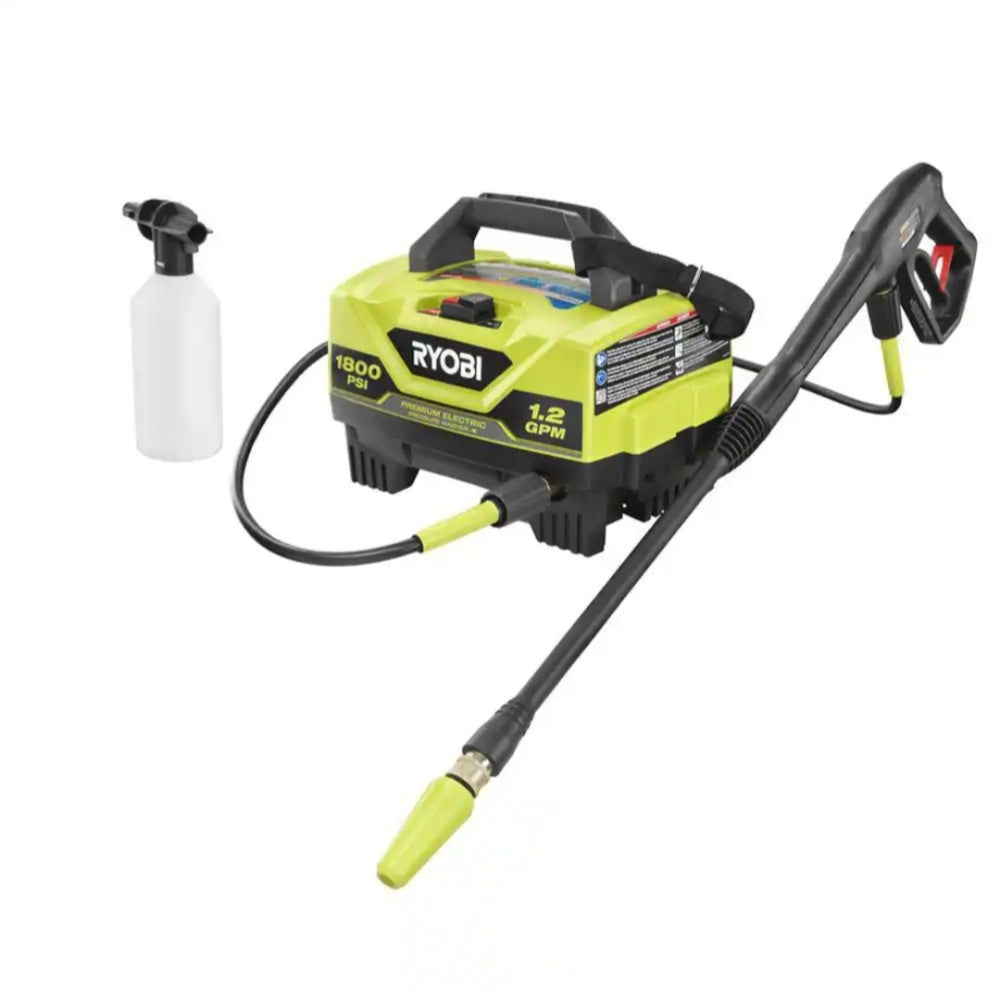 1800 PSI 1.2GPM Cold Water Corded Electric Pressure Washer