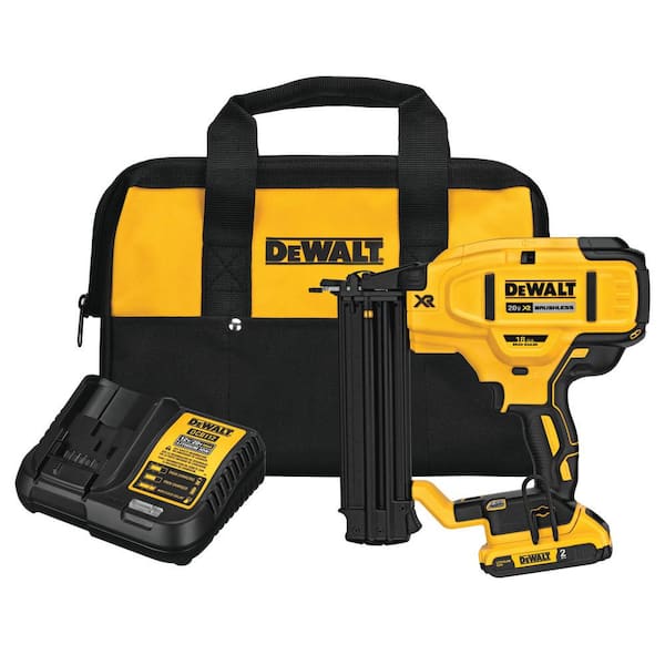 20V MAX XR Lithium-Ion 18-Gauge Electric Cordless Brad Nailer Kit (DCN680D1)