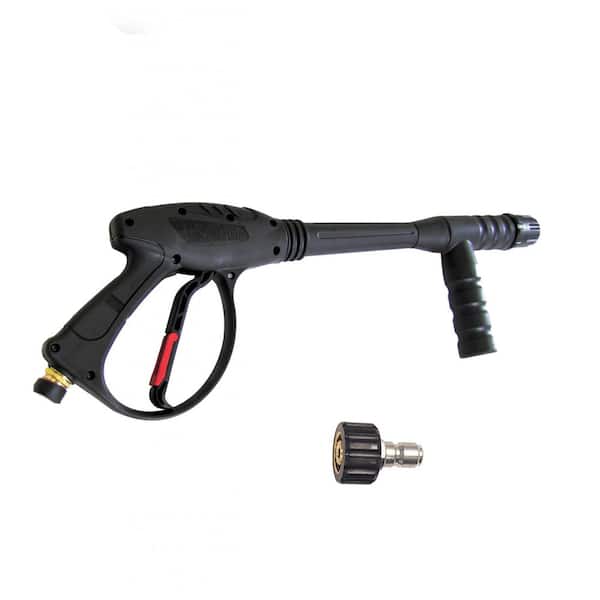 Spray Gun with Side Assist Handle, M22 Connections for Cold Water 4500 PSI Pressure Washer, QC Adapter Included (80173)