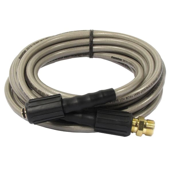 1/4 in. x 25 ft. Replacement/Extension Hose with M22 Threaded Connections for 3200 PSI Cold Water Pressure Washers (40240)