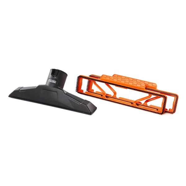2-1/2 in. NXT Max Locking Floor Tool Shop Vac Attachment with Soft and Hard Bristles for RIDGID NXT Wet Dry Vacuums (MAX2514)